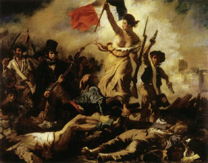 Liberty Leading the People,july 28,1830, Eugene Delacroix